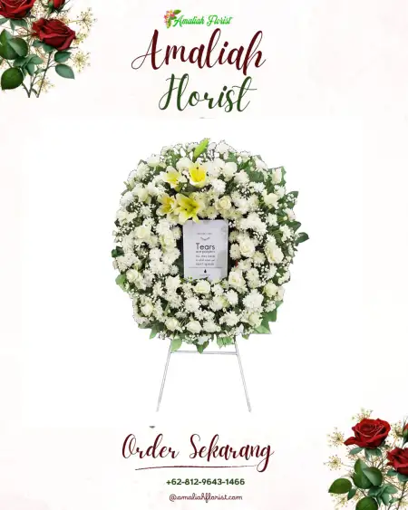 Krans Bunga Duka Krangganharjo