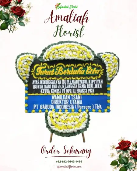 Papan Bunga Duka Krangganharjo